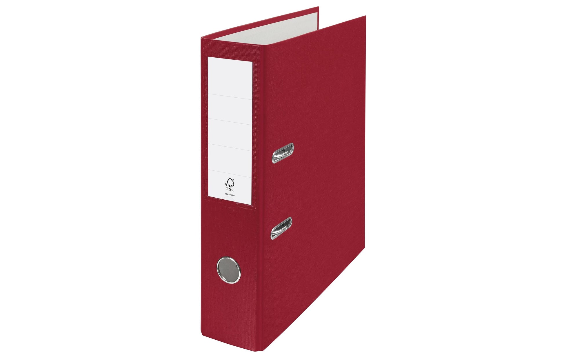 Esselte Swiss Edition Ordner – für A4 – Rückenbreite 7,5 cm – Burgunderrot