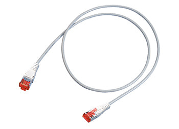 R&M Patchkabel – Cat6A S/FTP, 2 m, Grau, LSFRZH, RJ-45