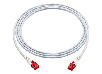 R&M Patchkabel – Cat 6A U/UTP, 2 m, Grau, LSZH, RJ-45
