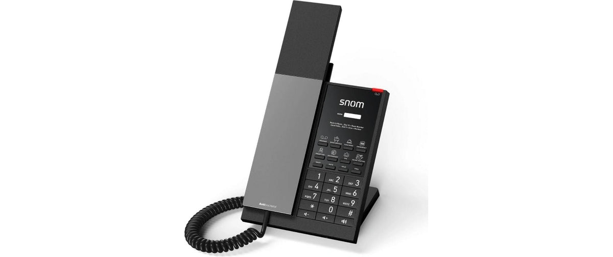 Snom HD350W – WLAN-Telefon, WLAN, PoE, Schwarz