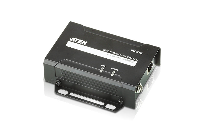 ATEN VE801T – Sender – 4K UHD, HDBaseT (RJ‑45), HDMI, 70 m – Schwarz, Metall