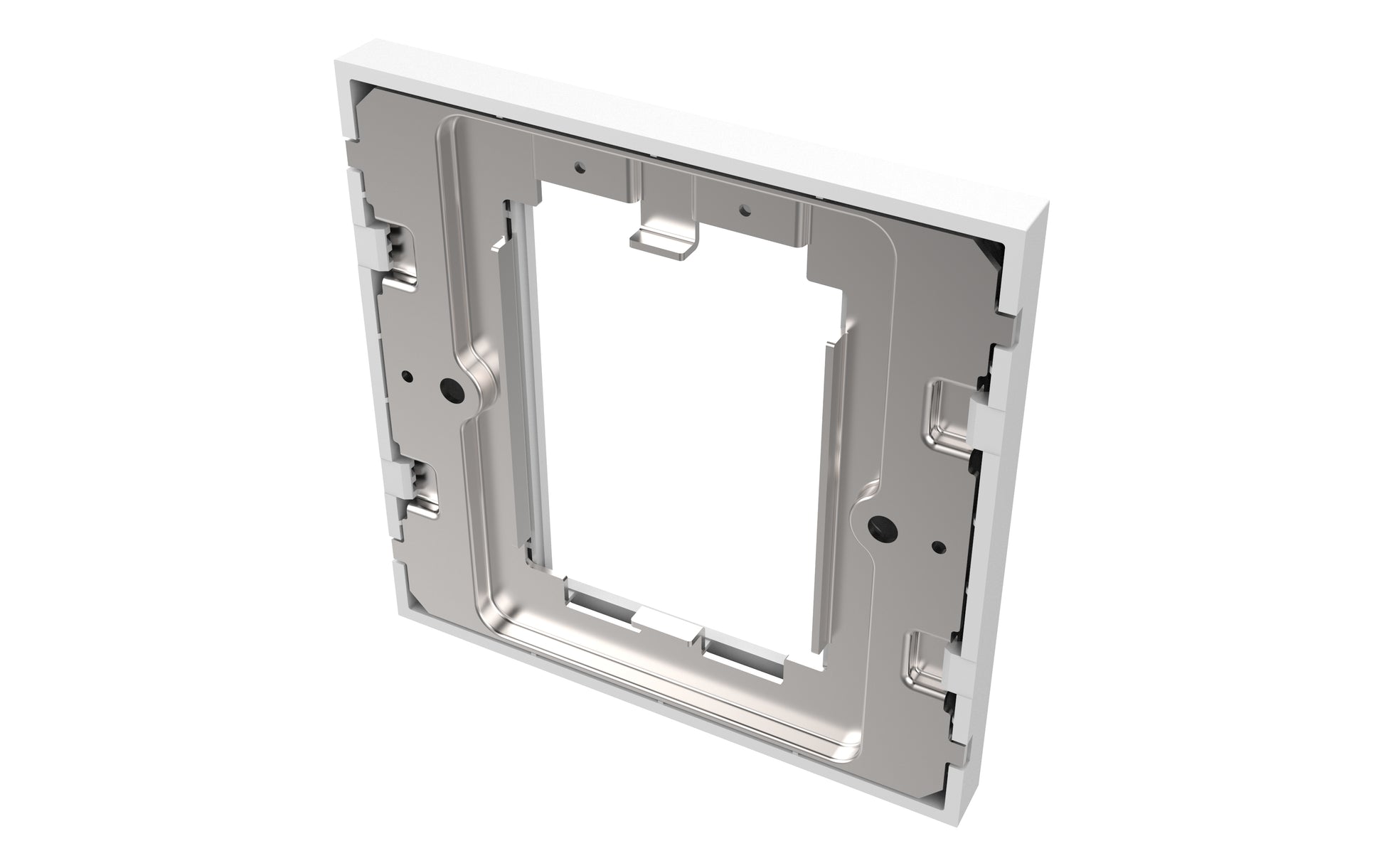 Vision TC3 SURR1G – 1‑Gang Surround‑Rahmen, Weiss, 86×86×8 mm