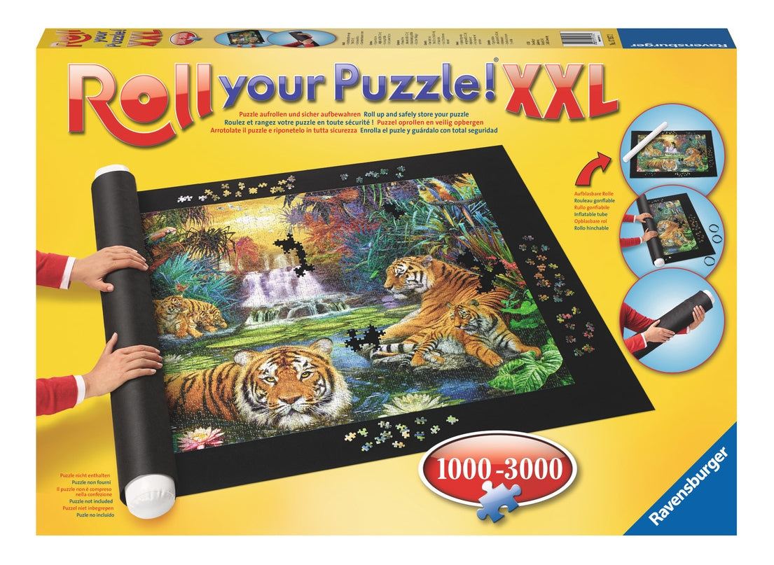 Ravensburger Puzzlemappe – für 1'000–3'000 Teile – 30,1×5,5×43,3 cm – schwarz – ab 14 J.