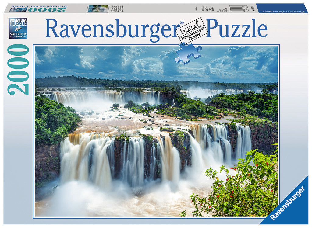 Ravensburger Puzzle Wasserfälle von Iguazu – 2000 Teile – 100 × 75 cm – ab 14 J. – mehrfarbig – CE