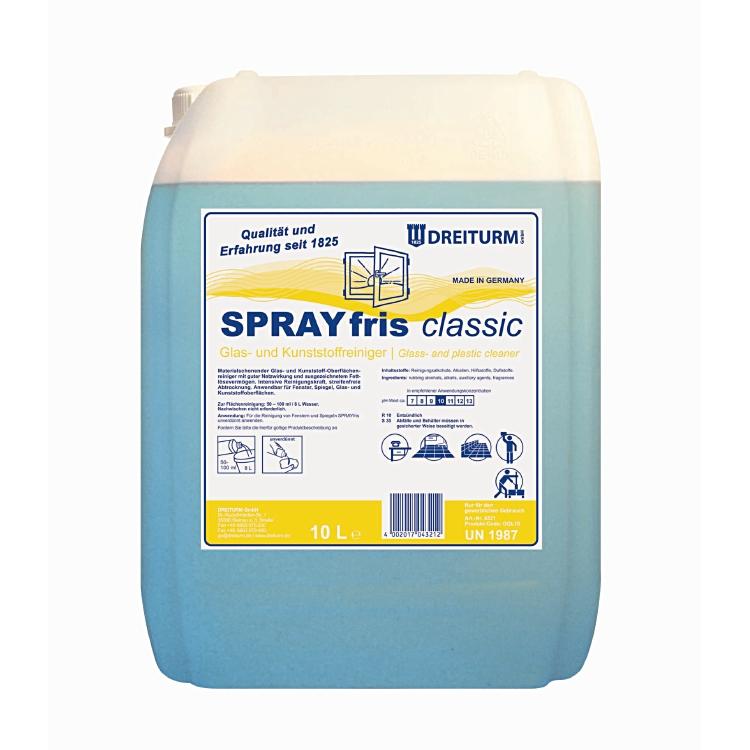 Dreiturm Sprayfris Classic Glas-/Oberflächenreiniger für Glas und Kunststoff – Kanister