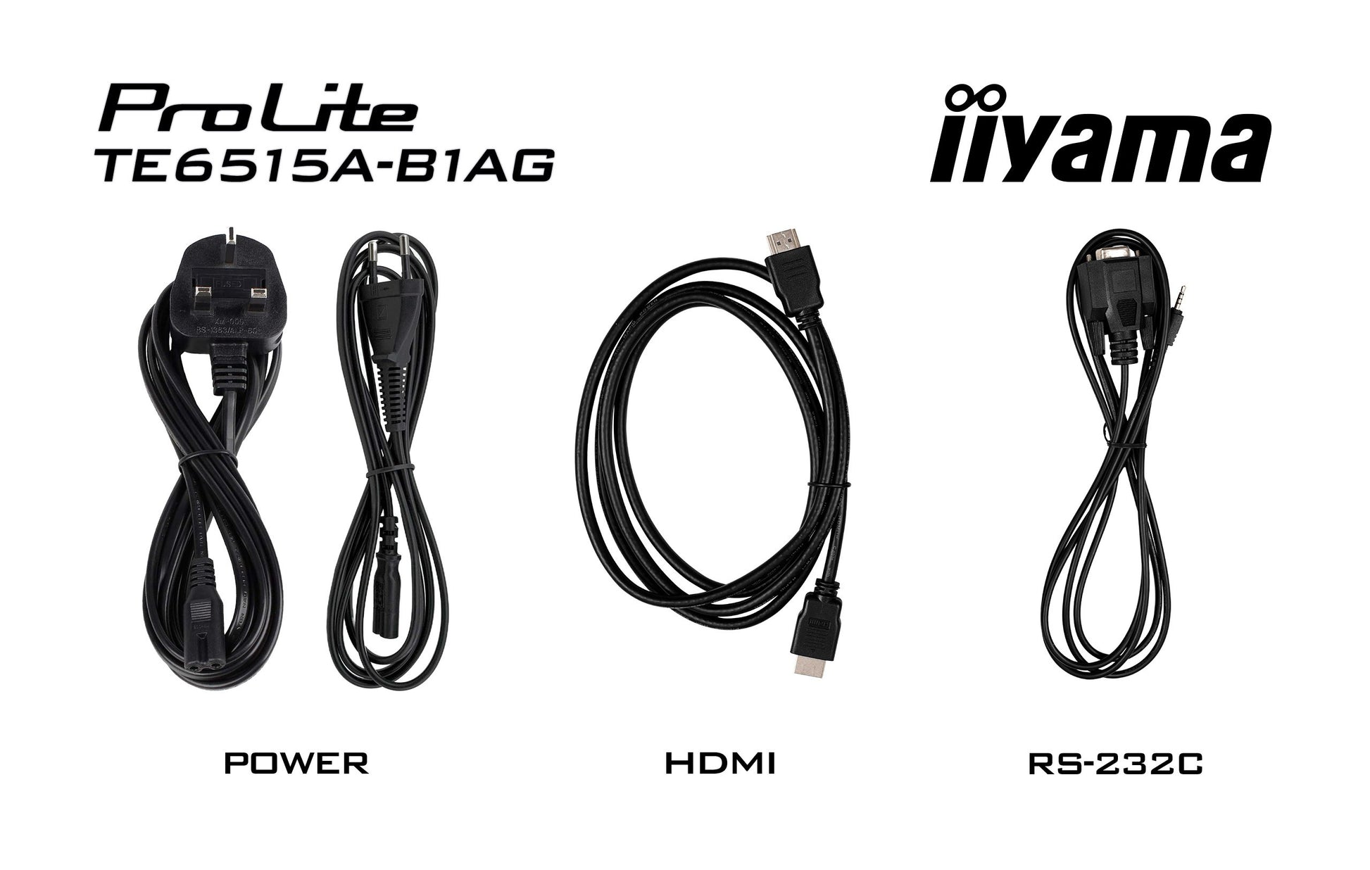 iiyama TE6515A-B2AG – 64,5" Touch, 3840 × 2160 (4K), VA, USB-C 100 W, LAN