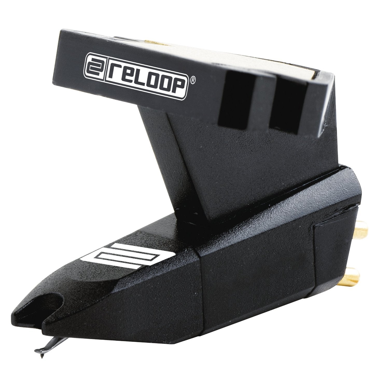 Reloop OM – Tonabnehmer – sphärisch – 4 mV – 2 g – schwarz – inkl. Headshell