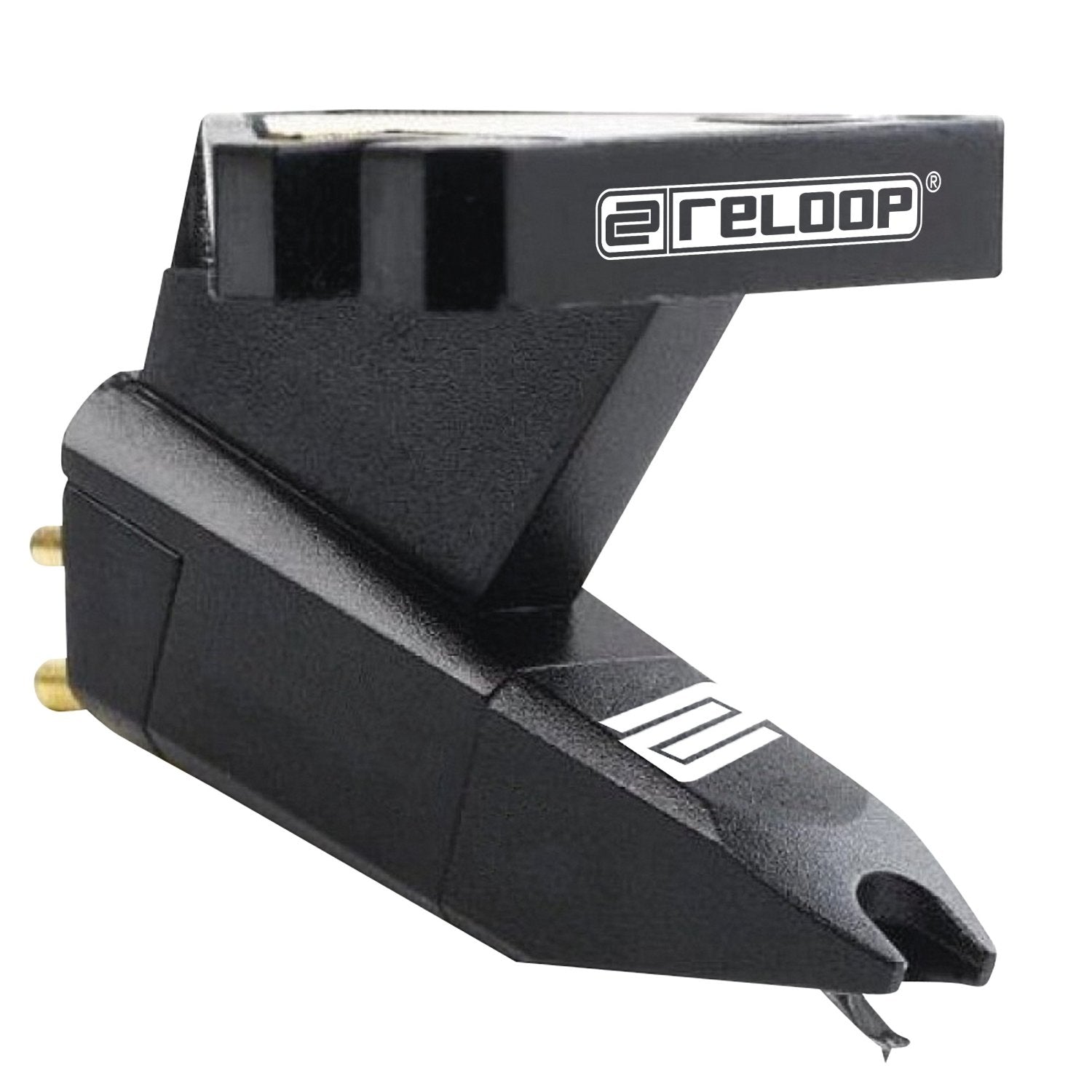 Reloop OM – Tonabnehmer – sphärisch – 4 mV – 2 g – schwarz – inkl. Headshell
