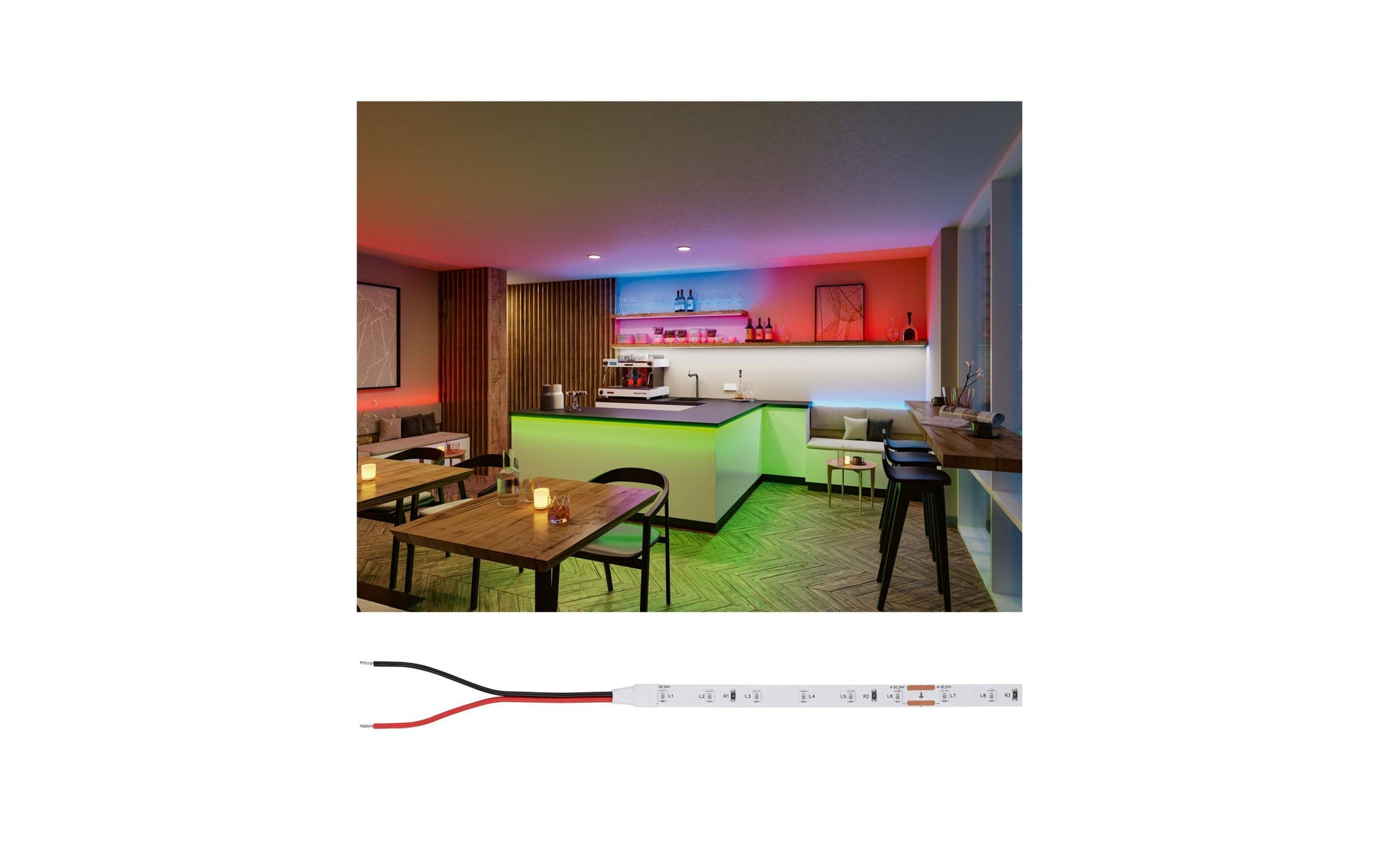 Paulmann LED-Stripe 5 m – Grün, 1500 lm, 20 W – IP20 – 1 Stk.