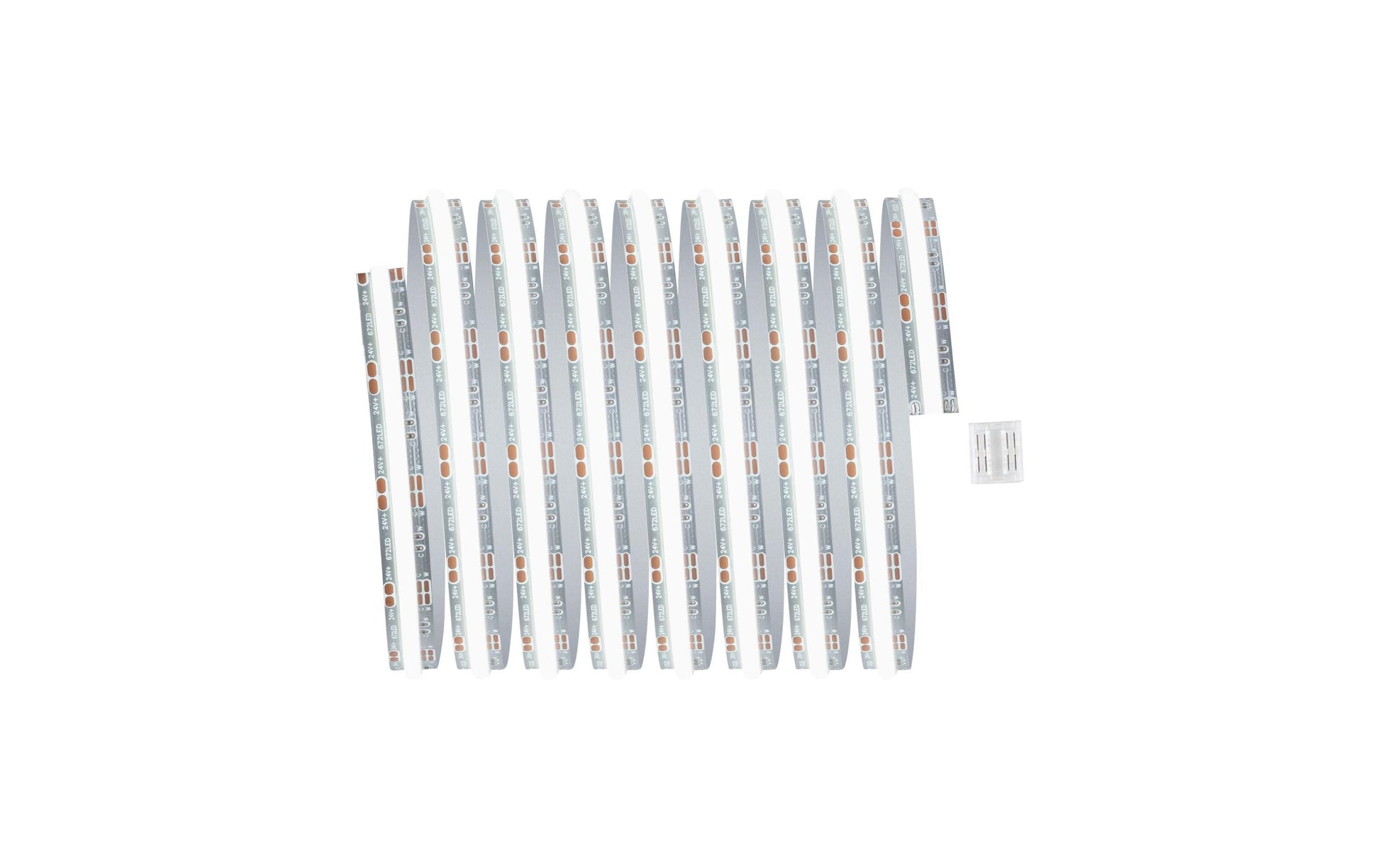 Paulmann LED-Strip MaxLED 1000 71116 – 2,5 m, 3000 lm, 23,5 W, 2700–6500 K, dimmbar, silber
