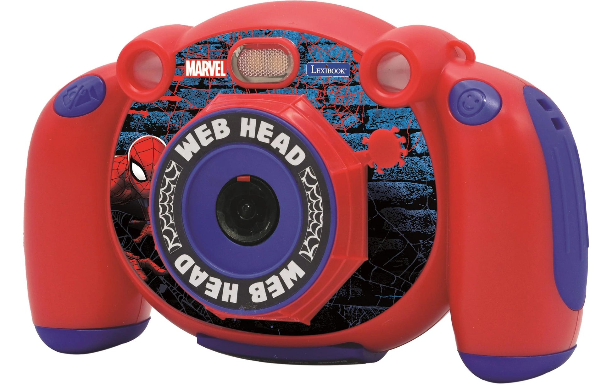 Lexibook Kinderkamera – Spider-Man – Foto & Video (Full HD) – 9 × 4,9 × 14,8 cm – 1 Stück – ab 4 J. – Blau/Rot
