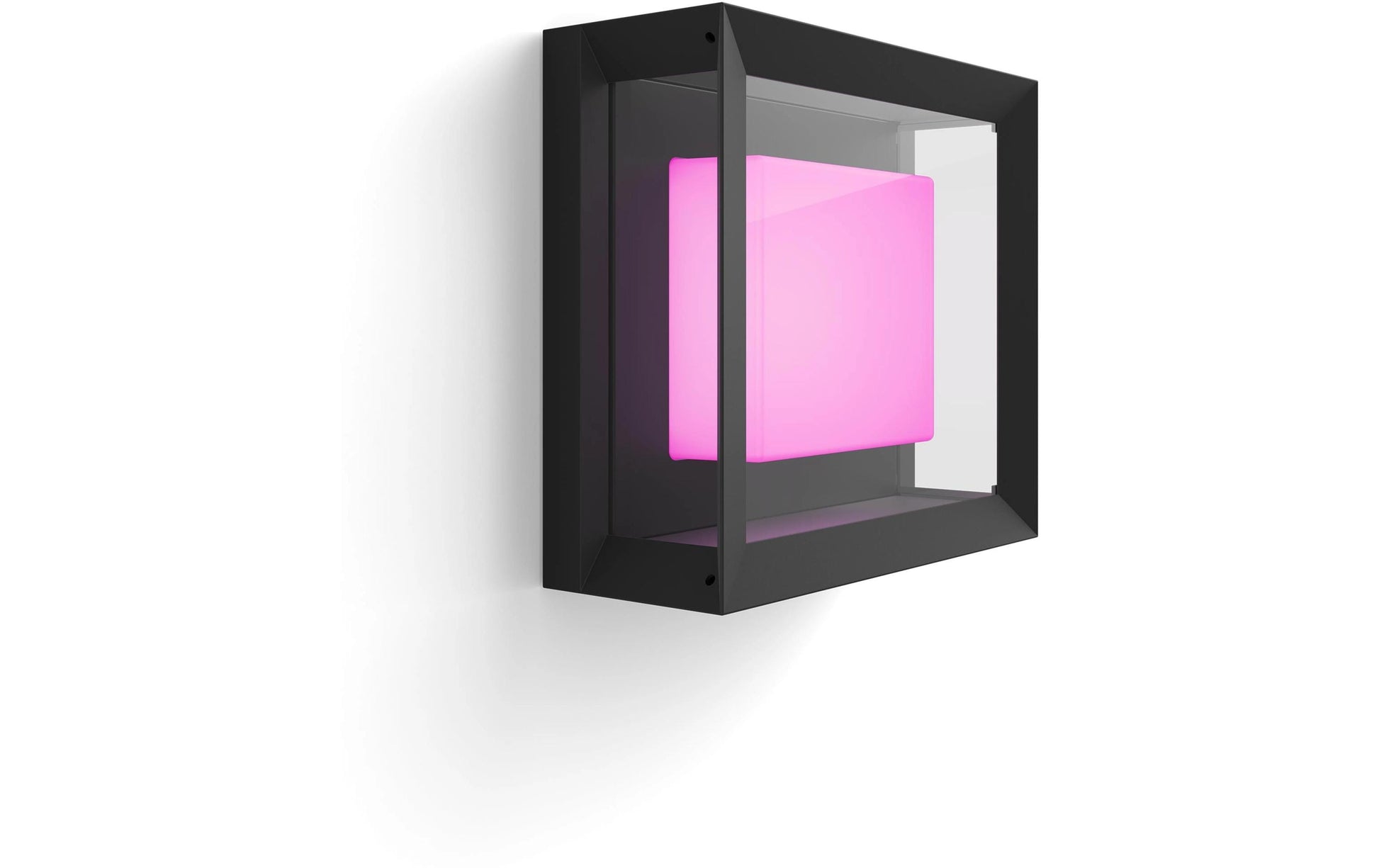 Philips by Signify Philips Hue Aussenwandleuchte – 26×26 cm – 1150 lm, 15 W – Warmweiss, 2000–6500 K – IP44 – Netzbetrieb