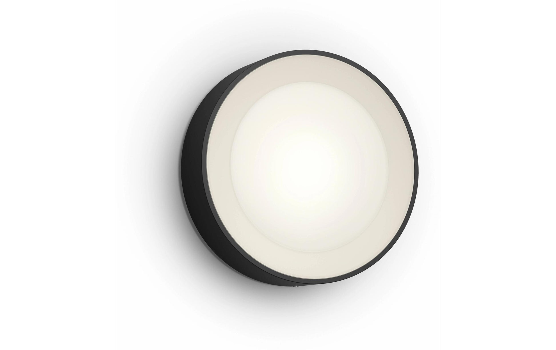 Philips by Signify Philips Hue Aussenwandleuchte – ZigBee, Bluetooth – für Philips Hue – dimmbar – Schwarz – Aluminium