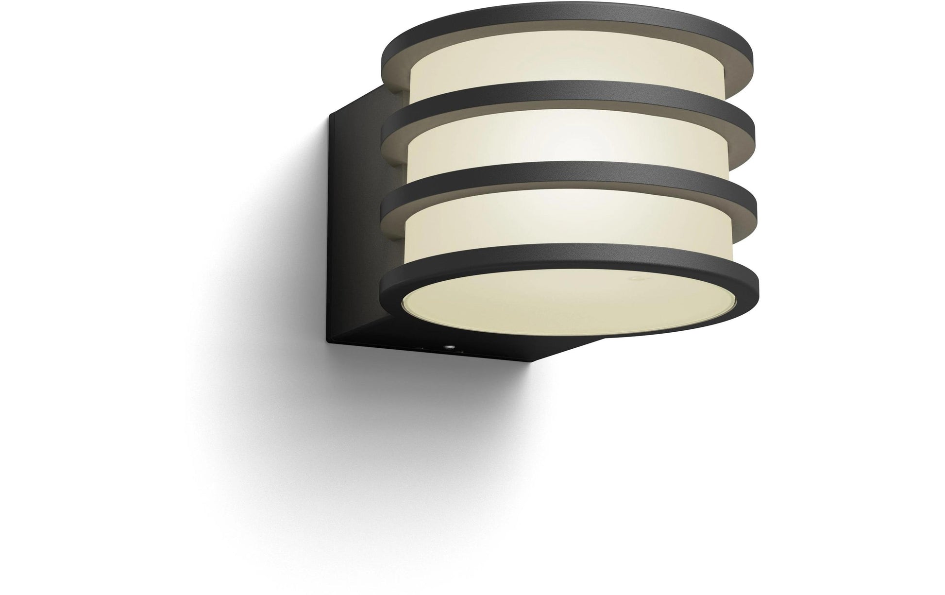 Philips by Signify Philips Hue Aussenwandleuchte – 2700 K – IP44 – Netzbetrieb – Zigbee – für Philips Hue – dimmbar – Aluminium