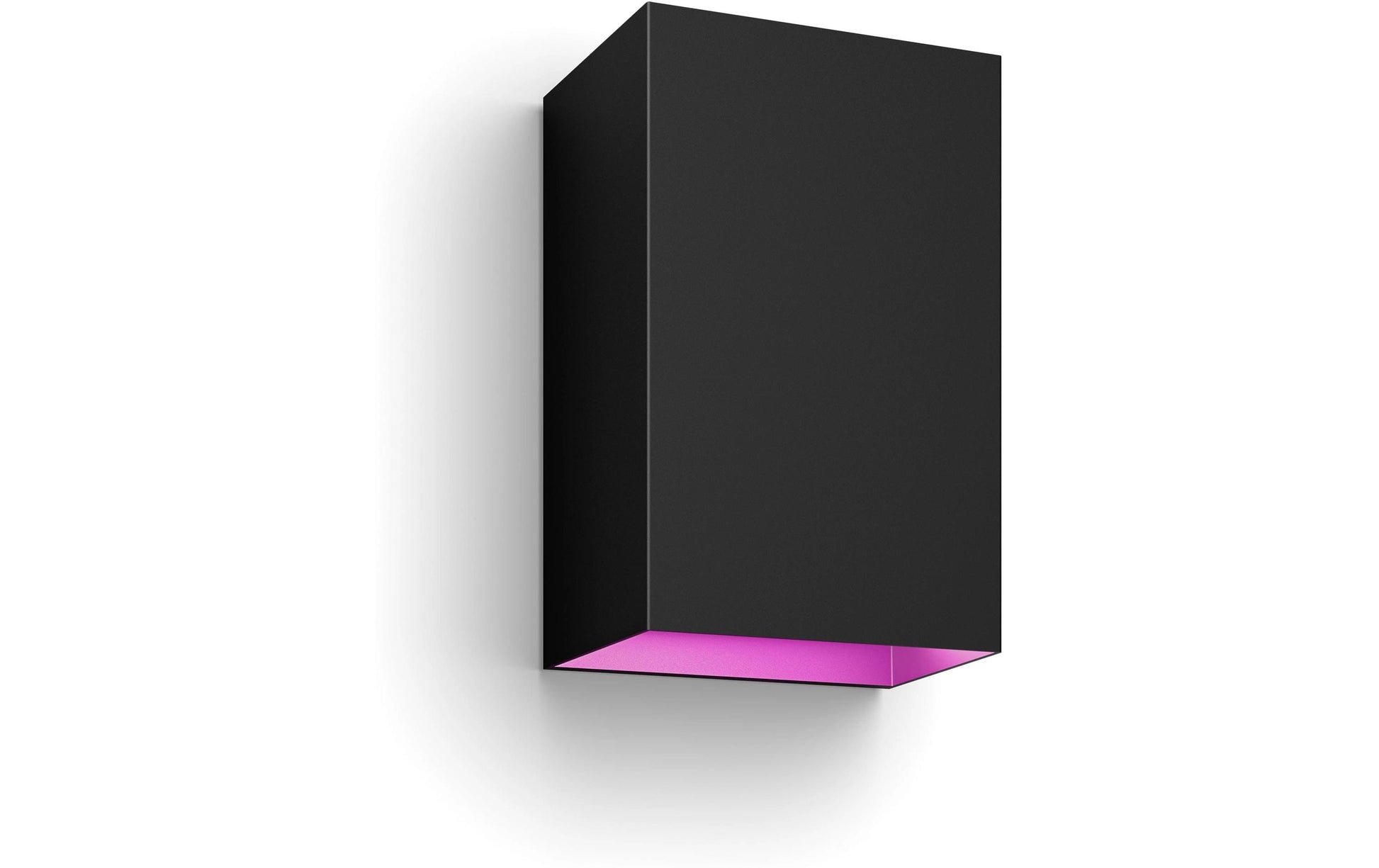 Philips by Signify Philips Hue Aussenwandleuchte – für Philips Hue (Hue Bridge erforderlich) – dimmbar – Schwarz – Aluminium
