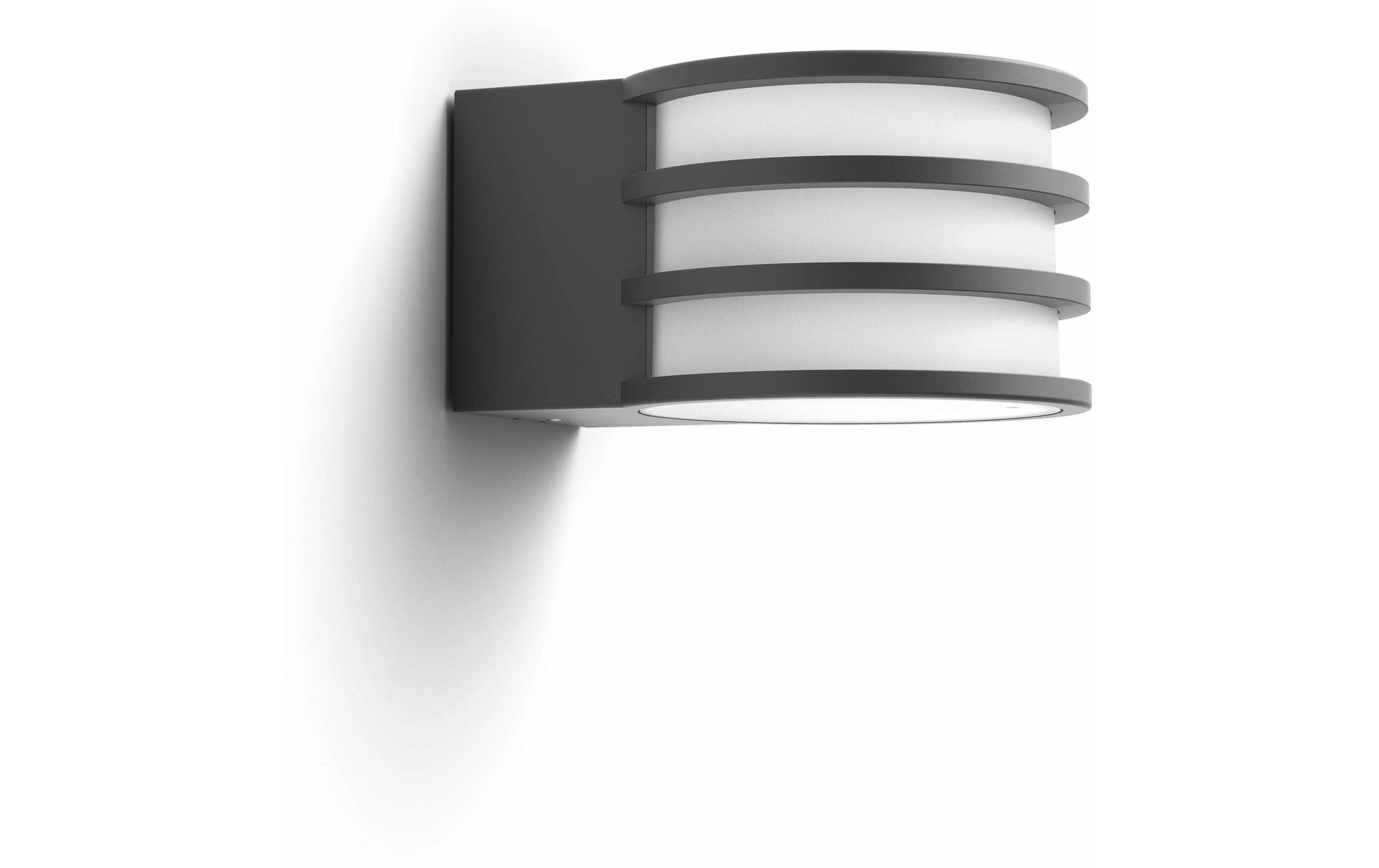 Philips by Signify Philips Hue Aussenwandleuchte – 2700 K – IP44 – Netzbetrieb – Zigbee – für Philips Hue – dimmbar – Aluminium