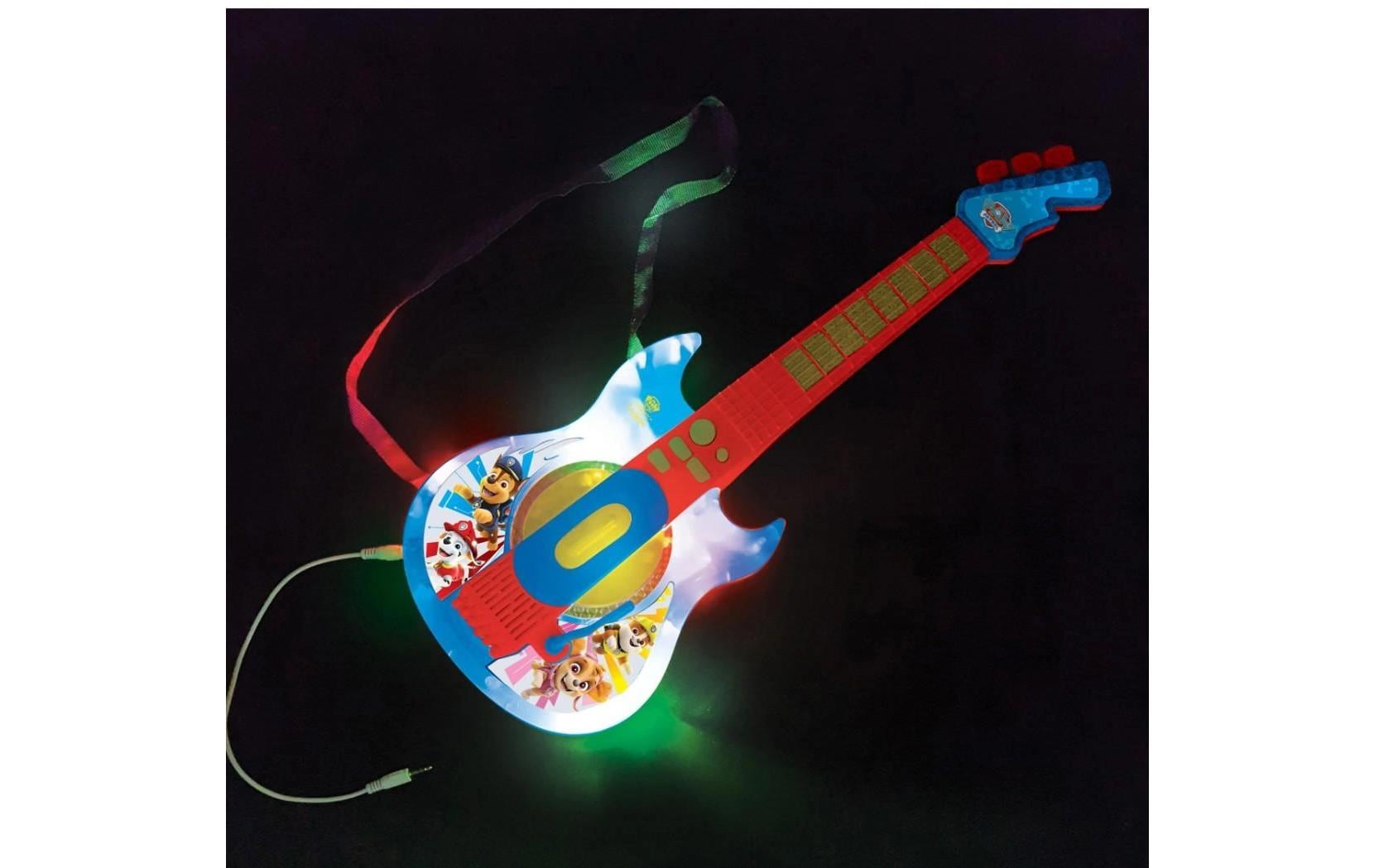 Lexibook Paw Patrol Gitarre – 6 Lieder, 2 Modi, Lichteffekte – ab 3 Jahren – mehrfarbig