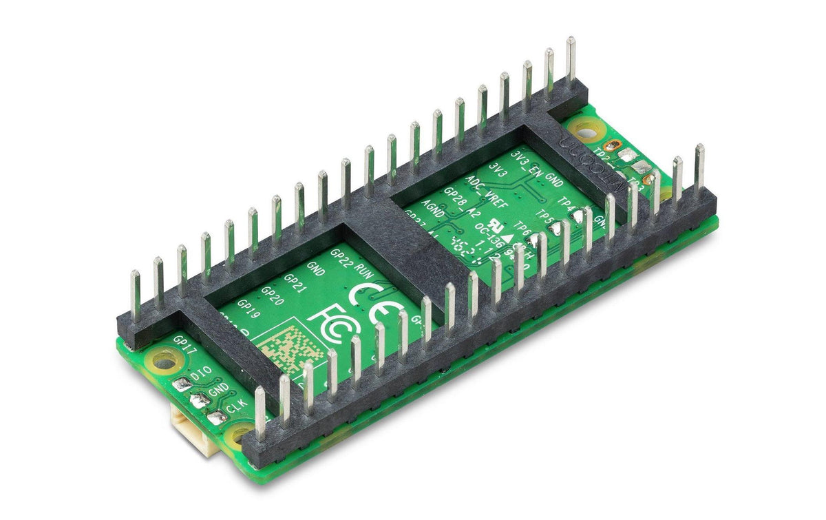 Raspberry Pi Pico WH – Entwicklerboard – RP2040, 133 MHz, 2 MB Flash, Wi‑Fi 4, GPIO, Micro‑USB