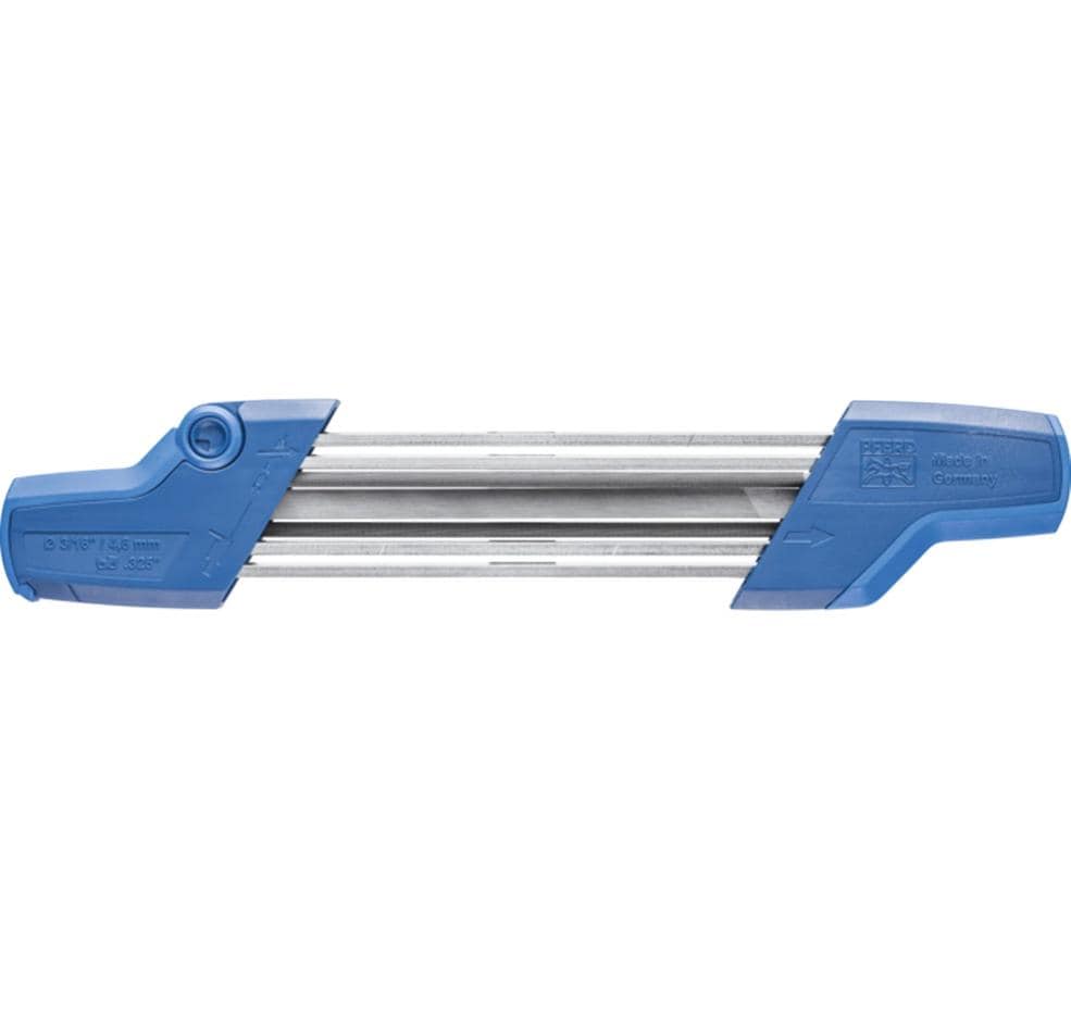 PFERD Kettensägeschärfgerät, CS-X, für Kettenteilung .325, Ø4,8 mm, blau