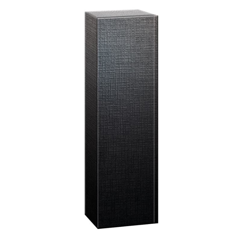 Brieger Flaschentüte Struktura Vita Schwarz – 116 × 405 × 124 mm – für 1 Flasche