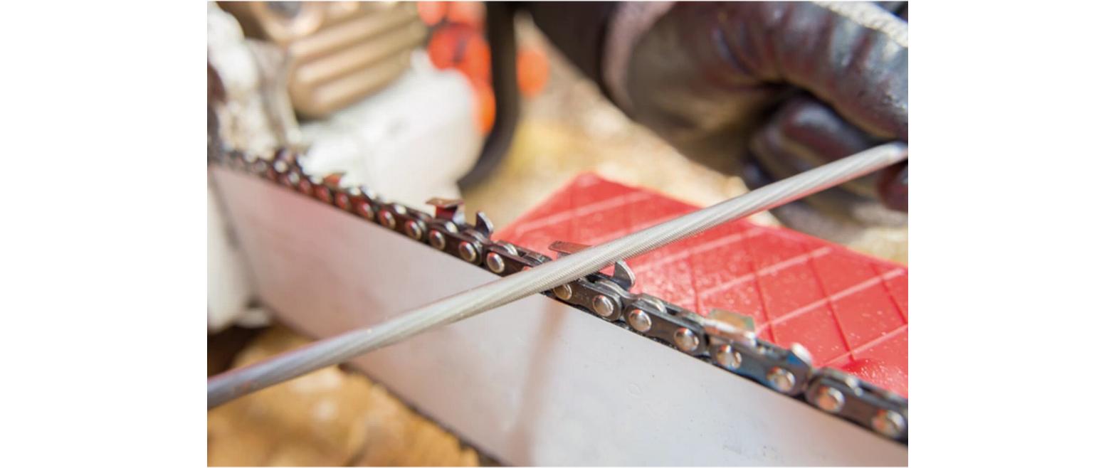 PFERD Kettensägefeile – Ø 5,5 mm × 200 mm, 6-teilig – für Stahl