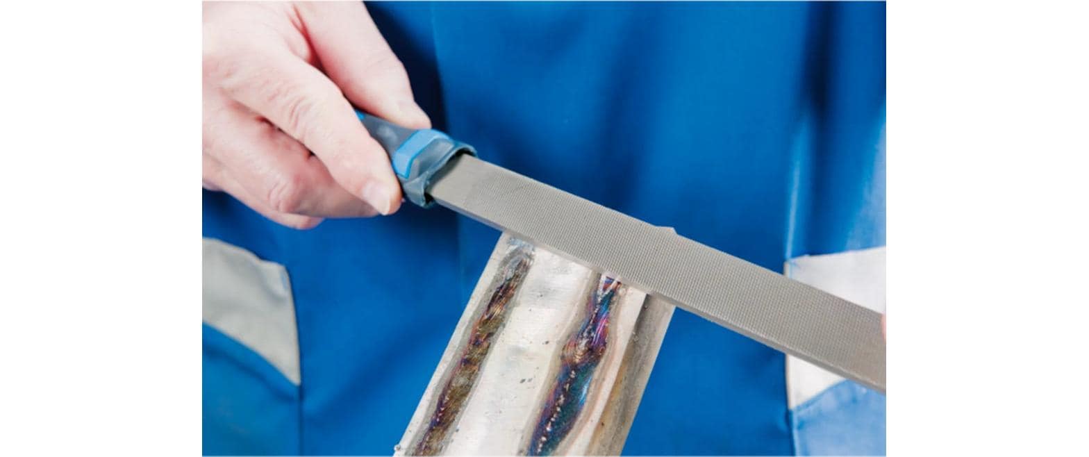 PFERD Werkstattfeilen-Set WR – Hieb 2, 200 mm – Blau – 5er-Pack