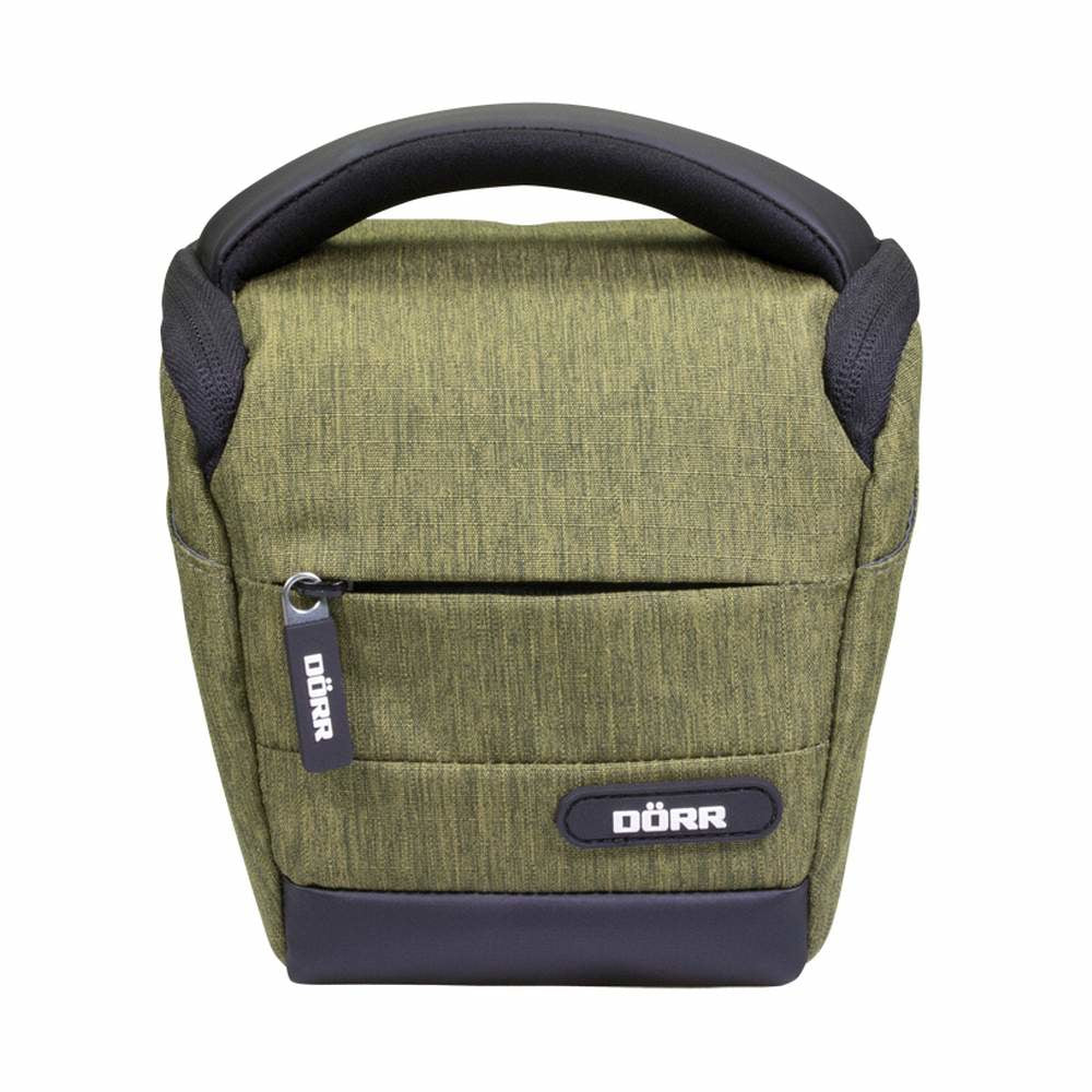 Dörr Motion Holster XS Holster – Polyester – Innenmasse 125 × 80 × 120 mm – für Systemkamera – Grün