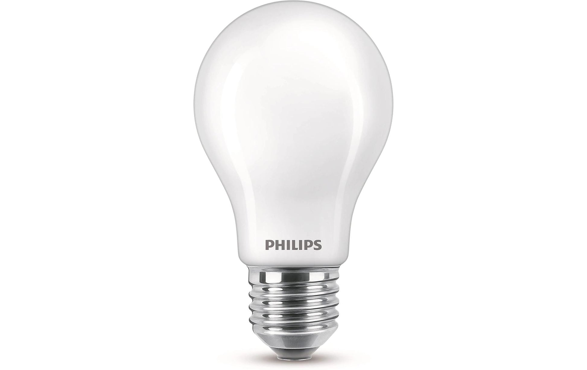 Philips by Signify Philips LED-Leuchtmittel E27 A60 – Warmweiss 2700 K, 470 lm, 4,5 W – 1 Stk., Weiss, Glas