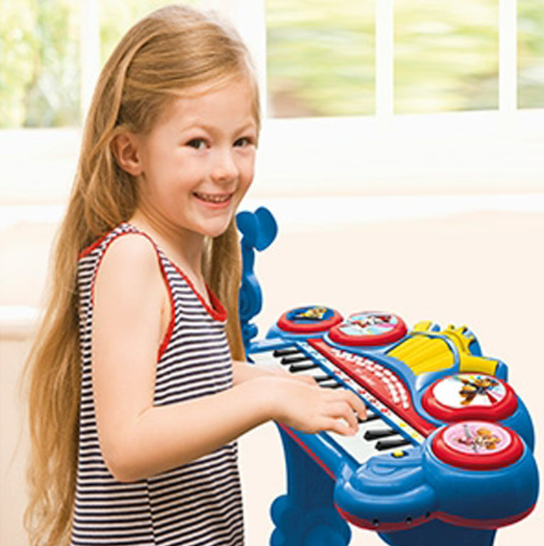 Lexibook Klavier PAW Patrol – 24 Tasten, mit Sitz, Mikrofon, Aux-In – 41 × 59 × 21 cm – ab 3 J.