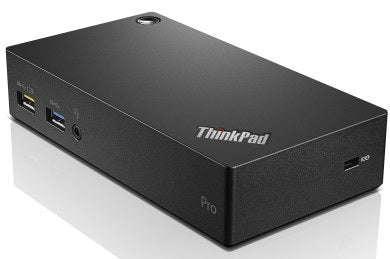 Lenovo ThinkPad USB 3.0 Pro Dockingstation – USB-A, 1× DP, 1× DVI, 3,5 mm Audio, GbE, für Lenovo
