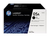 HP Toner-Multipack 05A – Schwarz, 2300 Seiten