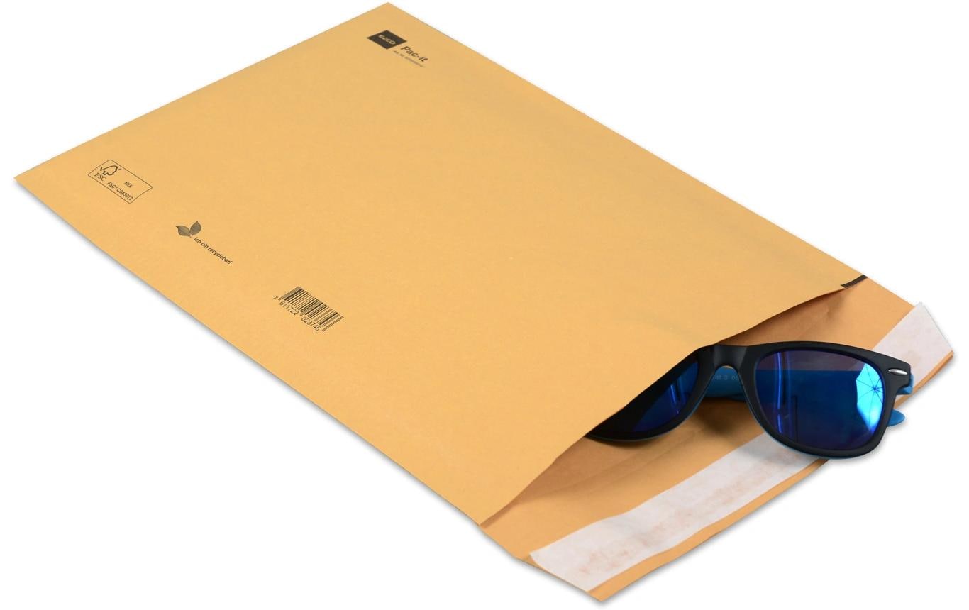 Elco Papierpolstertasche – 170 × 225 mm, Braun – 100 Stück