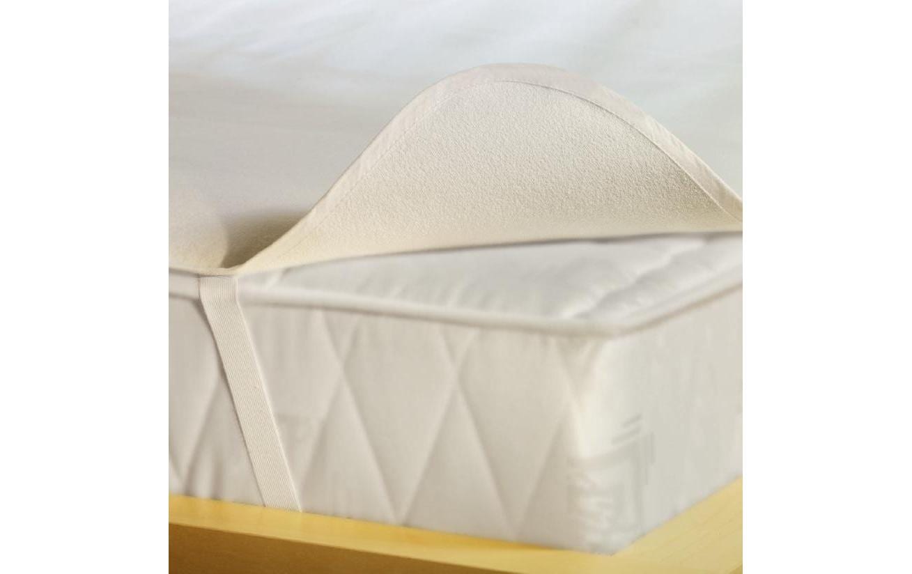 Setex Fix-Leintuch Molton Auflage – 60 × 120 cm, Weiss, Baumwolle, OEKO-TEX