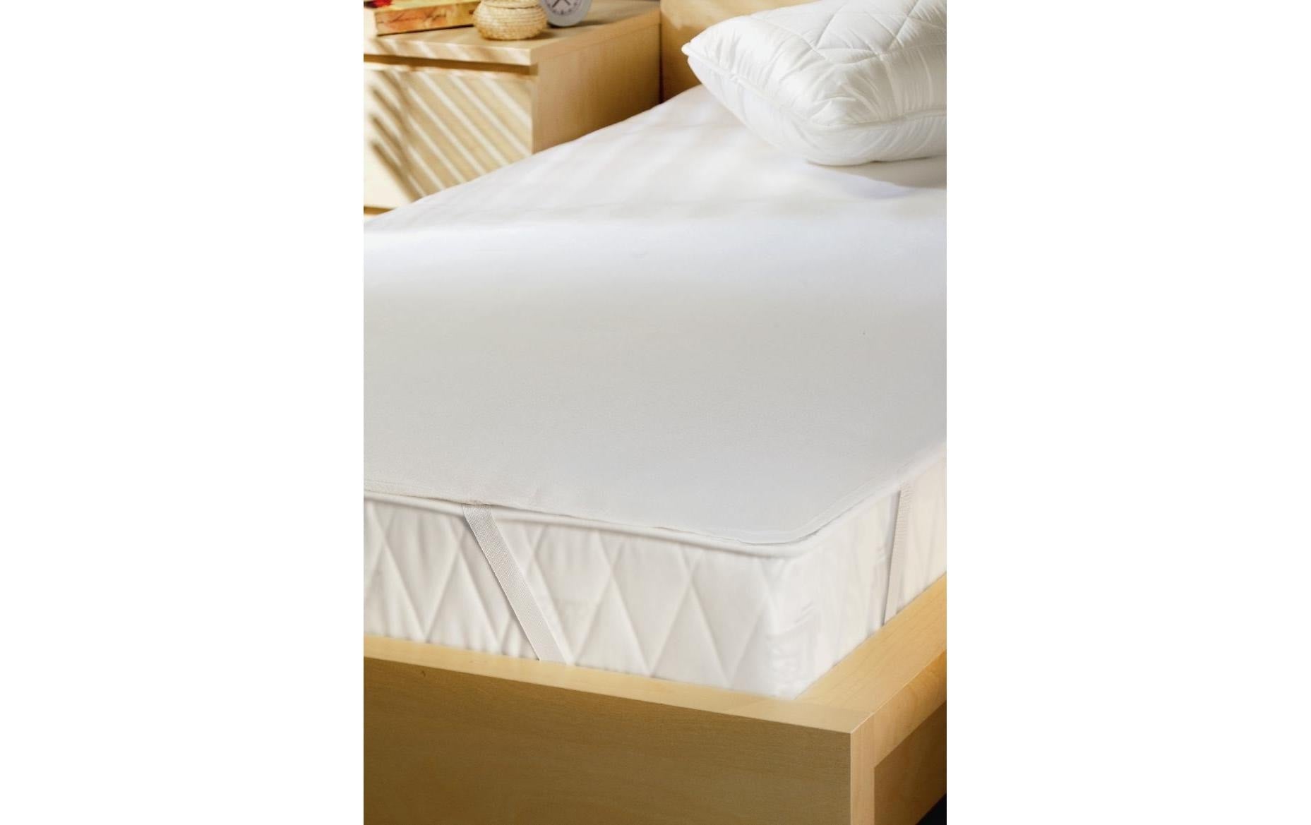 Setex Fix-Leintuch Molton Auflage – 60 × 120 cm, Weiss, Baumwolle, OEKO-TEX