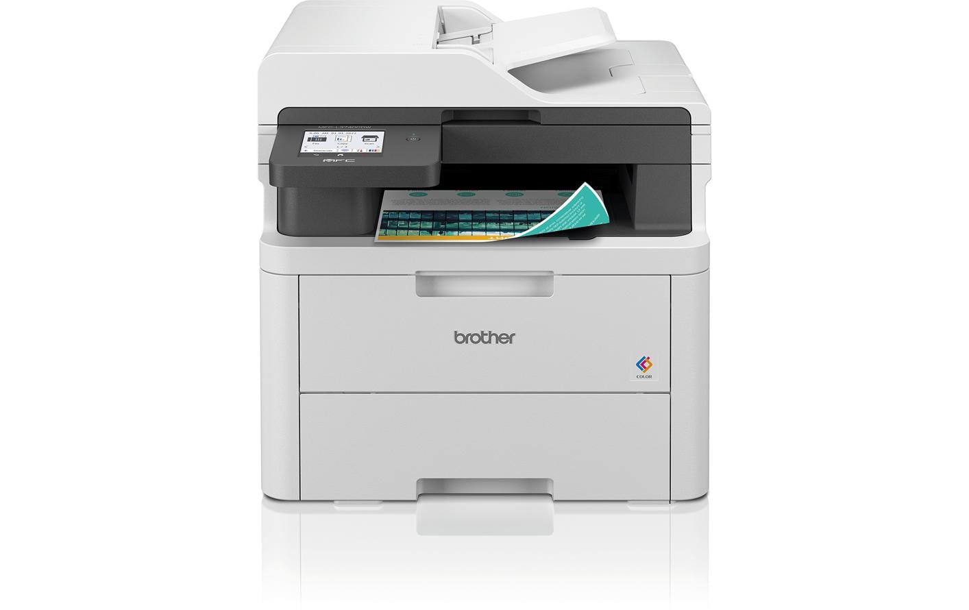 Brother MFC-L3760CDW – Farbiges Laser-MFP A4, 4-in-1 – USB/LAN/WLAN – Duplex, ADF – 26 ppm S/W, 26 ppm Farbe