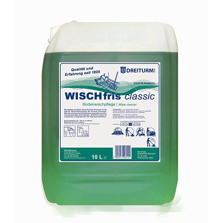 Dreiturm WISCHFRIS Classic Bodenreiniger für wasserbeständige Böden – Citrus – 10 l