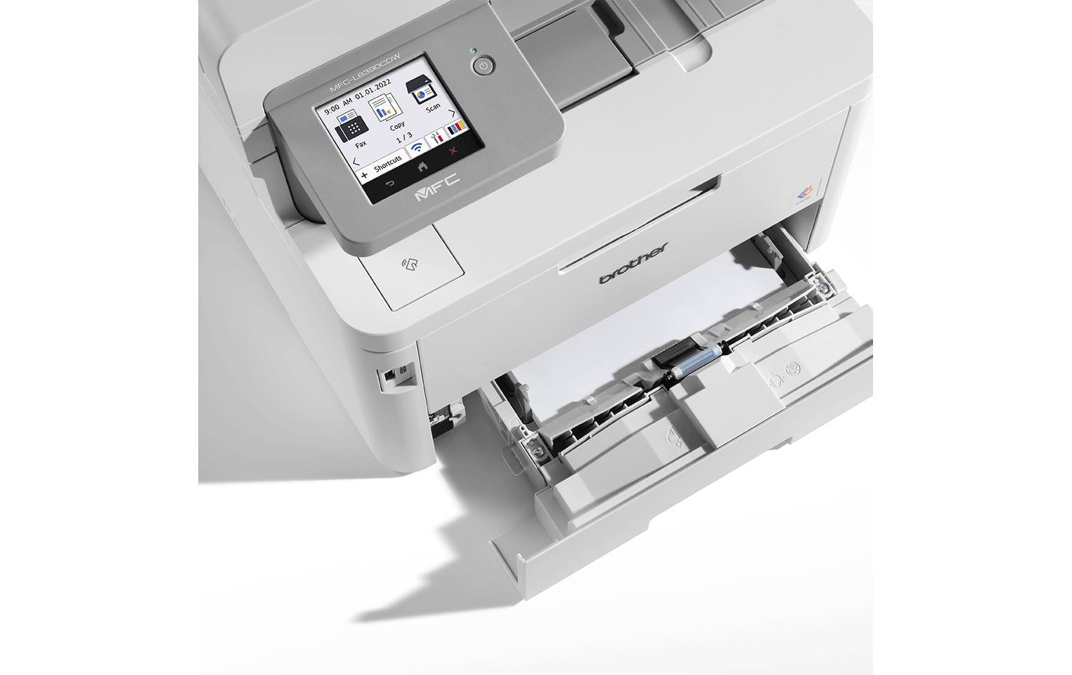 Brother MFC-L8390CDW – Farbiges Laser-MFP A4, 4-in-1 – USB/LAN/WLAN – Duplex, Duplex-ADF – 30 Seiten/Min S/W