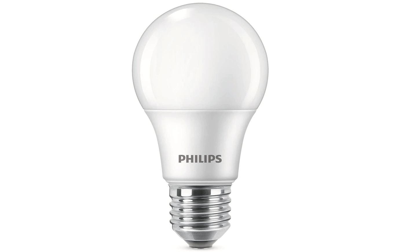 Philips by Signify Philips LED-Leuchtmittel E27 A-Form – Warmweiss 2700 K, 806 lm, 8 W – 2 Stk., Weiss