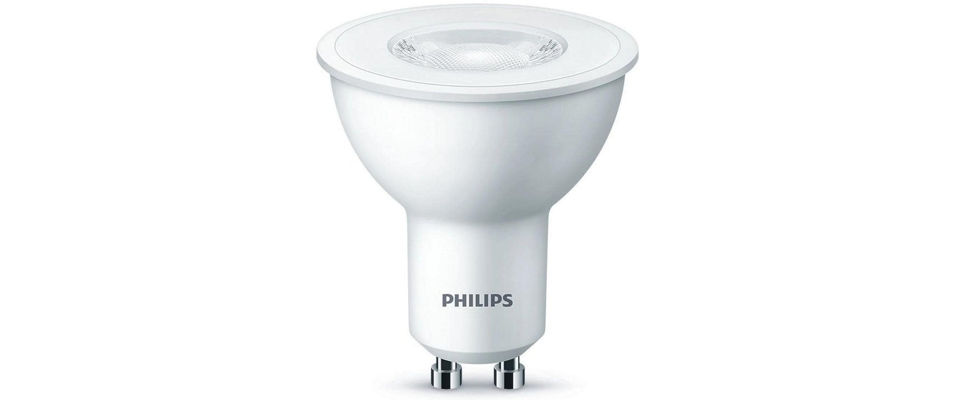 Philips by Signify Philips LED-Reflektor GU10 – Warmweiss 2700 K, 380 lm, 4,7 W, 36° – 1 Stk., Transparent