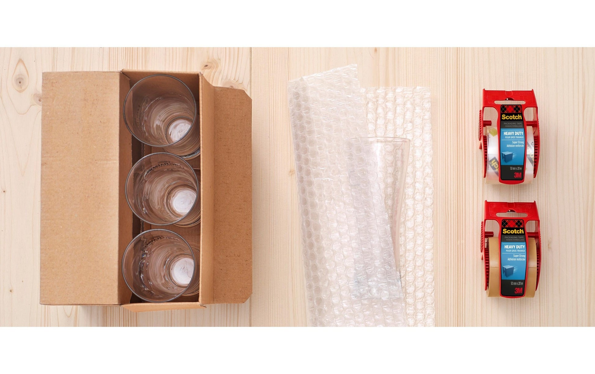 Scotch Verpackungsband Pack Classic – mit Abroller – permanent, glatt, 48 mm × 20 m, braun