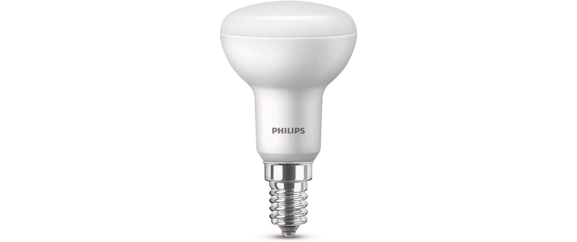 Philips by Signify Philips LED-Reflektor E14 R50 – Warmweiss 2700 K, 640 lm, 6 W, 120° – 1 Stk., Silber, Kunststoff
