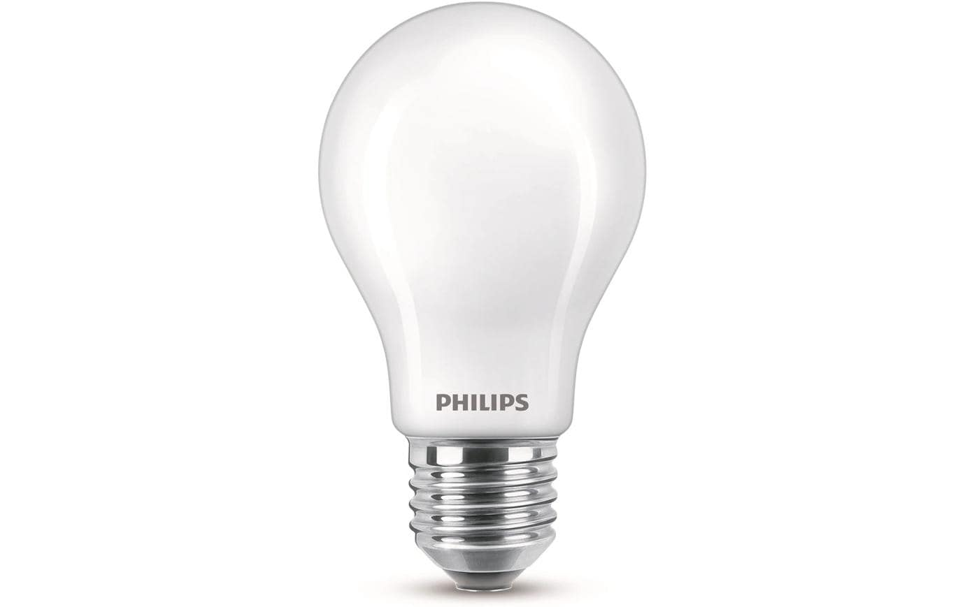 Philips by Signify Philips LED-Leuchtmittel E27 A60 – Kaltweiss 4000 K, 470 lm, 4,5 W – 1 Stk., Glas