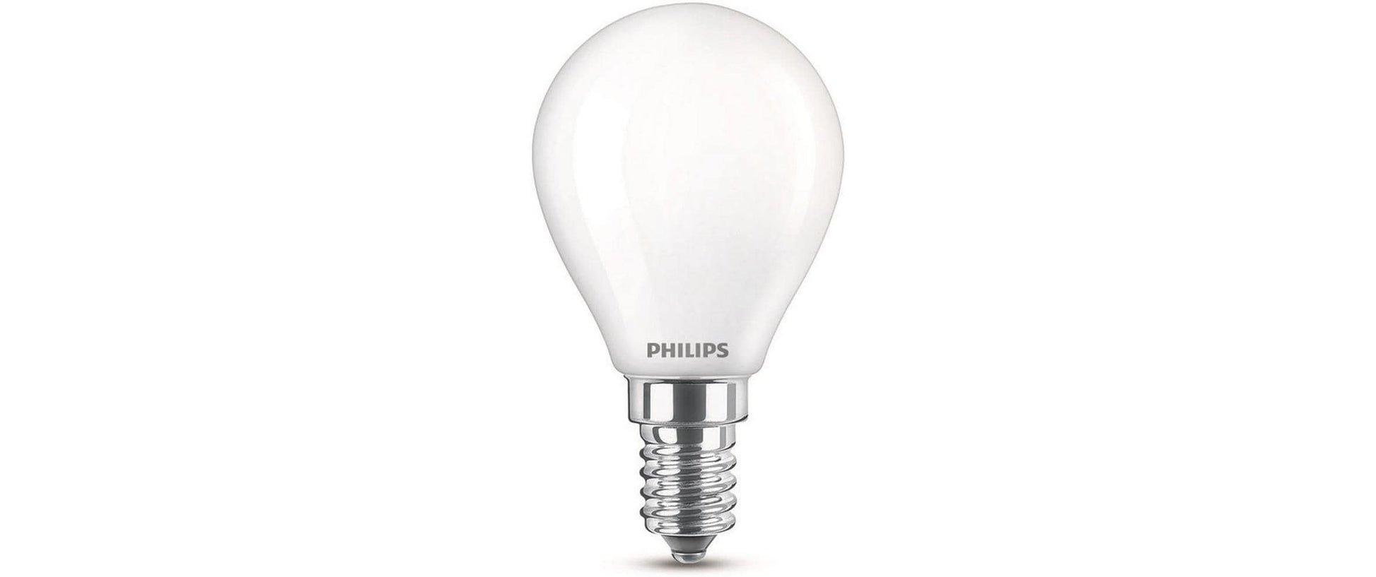 Philips by Signify Philips LED-Leuchtmittel E14 P45 – 806 lm, 6,5 W, Neutralweiss 4000 K – IP20 – 1 Stk. – Weiss, Glas
