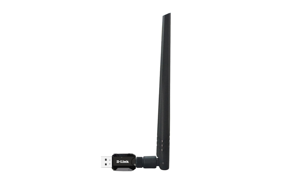 D-Link DWA-137 – WLAN USB-Adapter – Wi-Fi 4, 2,4 GHz, bis 300 Mbit/s, abnehmbare 5 dBi-Antenne, USB 2.0