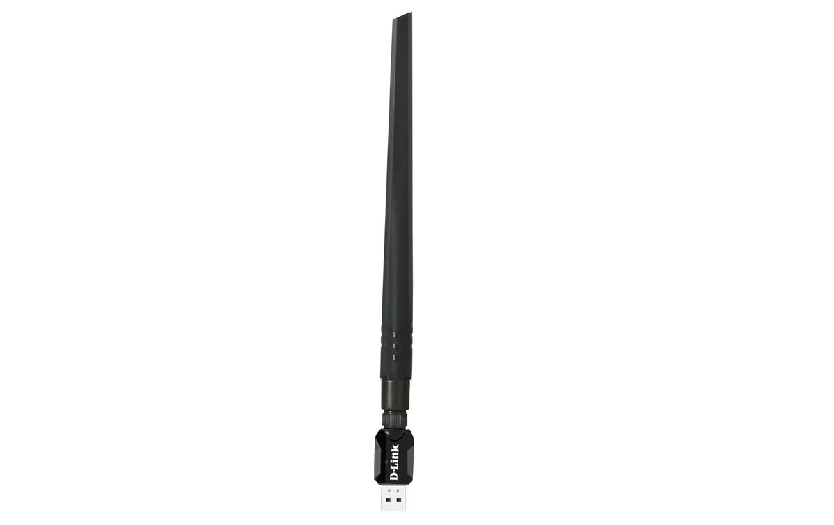 D-Link DWA-137 – WLAN USB-Adapter – Wi-Fi 4, 2,4 GHz, bis 300 Mbit/s, abnehmbare 5 dBi-Antenne, USB 2.0
