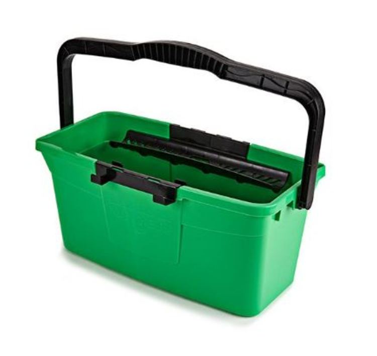 Unger Putzeimer – 12 l, rechteckig, grün, schwarz