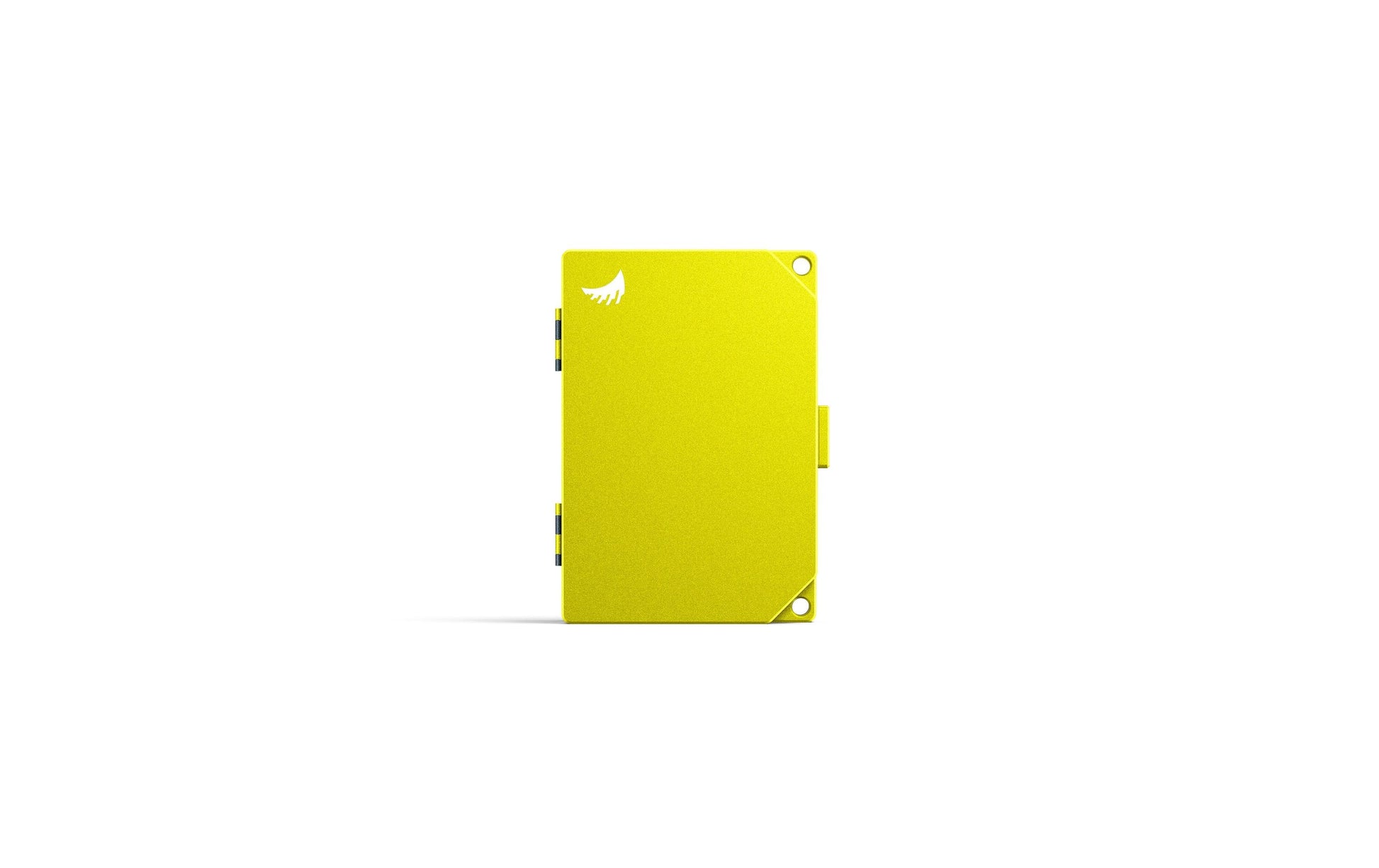 Angelbird Technologies Angelbird Media Tank Speicherkartenetui – 4-fach für CFexpress Typ A, Aluminium, 95 × 70 × 22,5 mm – Schwarz