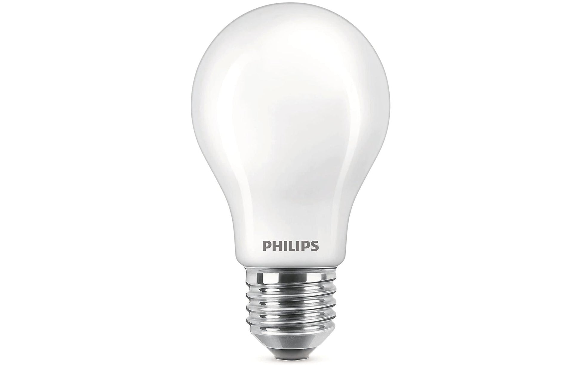 Philips by Signify Philips LED-Leuchtmittel E27 A-Form – 1521 lm, 10,5 W, Warmweiss 2200–2700 K, dimmbar – 1 Stk., Weiss/Glas