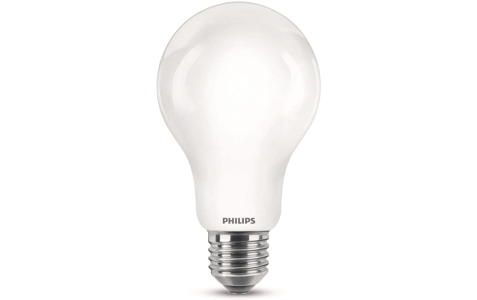 Philips by Signify Philips LED-Leuchtmittel E27 A-Form – 2000 lm, 13 W, Warmweiss 2700 K – 1 Stk., Weiss, Glas