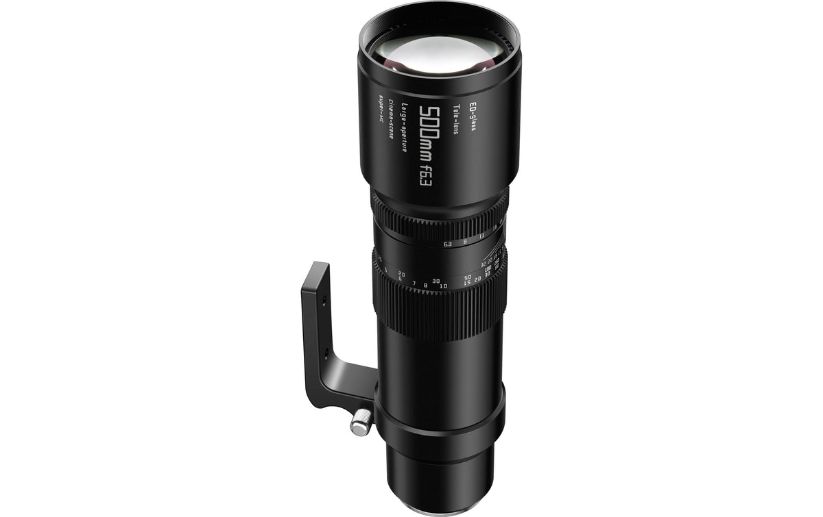 TTArtisan F50063-B-E Teleobjektiv – 500 mm f/6,3 – für Sony E-Mount – Vollformat – 82 mm Filter